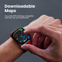 Amazfit Bip 6 screen outdoors demonstrating sunlight readability and contrast