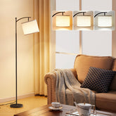 Ambimall front view of 60-inch lamp showing silhouette and space benefit