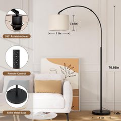 Ambimall remote magnetically attached to pole for easy access and convenient control