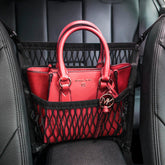 AMEIQ front view of packaged car organizer showing compact storage and easy install benefit