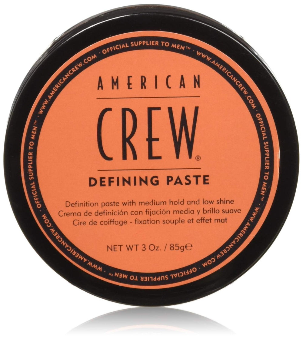 AMERICAN CREW front packaging showing two 3oz tubs and clear product benefit