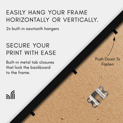 Americanflat shatter-resistant glass detail providing clear view and safer handling