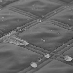 Ameritex anti-slip back detail showing paw-print grip for stability