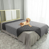 Ameritex front view cover on sofa protects upholstery from pet hair