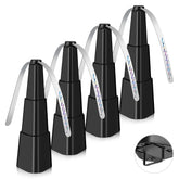 AMIAEDU front view showing tabletop fly fan protecting food