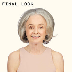 amika before and after blowout showing enhanced volume and smoother finish