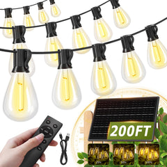 Amzrap front packaging showing full 200FT string and features for easy setup