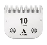 Andis Ultra Edge front view showing blade profile and durable finish for reliable cuts