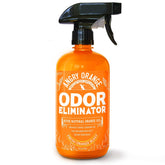 ANGRY ORANGE front label showing 24 oz bottle and product benefits