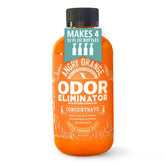 Angry Orange front label on 8 oz bottle showing product details and benefits