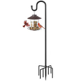 ANIDEER front view of shepherds hook showing sturdy silhouette and outdoor durability