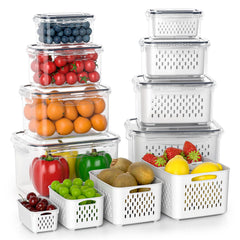 Anysig front packaging showing 8-pack and lids, highlights airtight storage