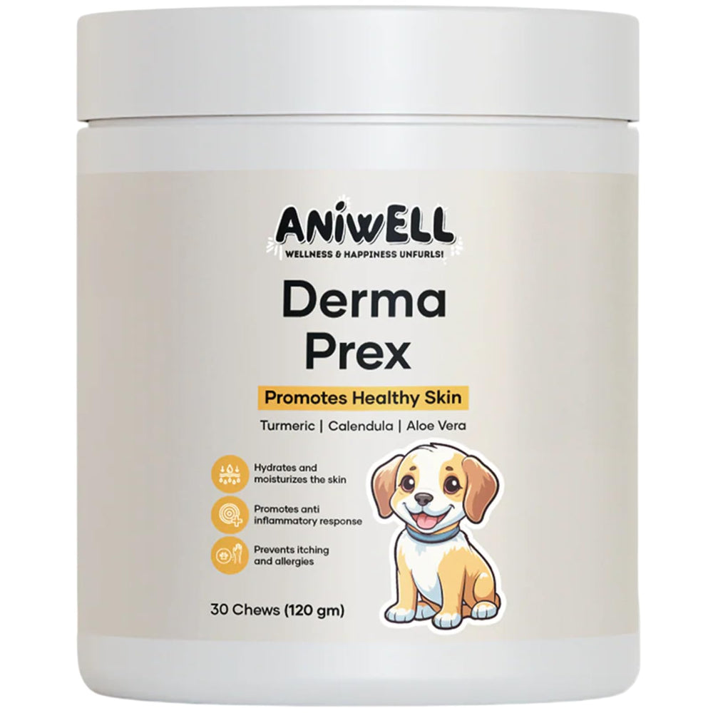 Aniwell front packaging showing DermaPrex benefits and label for quick identification