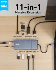 Anker 565 close-up of side ports highlighting durable connectors and access