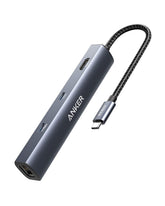 Anker hub front view showing ports and fast connectivity