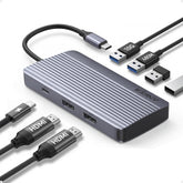 Anker hub front view showing compact design and accessibility benefits