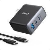 Anker Nano 100W front view showing compact charger and branding for space-saving power