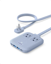 Anker Nano front view showing compact design and multiple outlets for streamlined charging