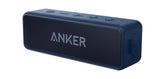 Anker Soundcore 2 front view showing grill and compact design for clear audio