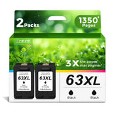 Ankink front packaging showing two 63XL cartridges and user guide for easy start