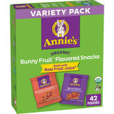 Annie's showing front box with variety pack and clear labeling for easy identification
