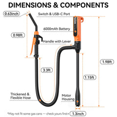 ANSE disassembled pump pieces demonstrating easy snap-together assembly benefit