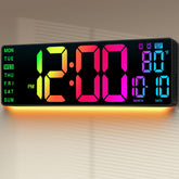 ANSOPER front display showing bright RGB time and date, improves visibility