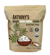 Anthony's front packaging showing organic acacia and clean label benefits