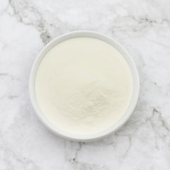Rehydrated Anthony's butter powder spread on toast demonstrating buttery flavor restoration