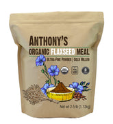 Anthony's front package showing organic 2.5 lb label and benefits