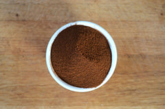Anthony's coffee in cup prepared hot demonstrating aromatic, ready-to-drink benefit