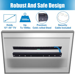 Antimbee close-up of aluminum mounting rail highlighting sturdy construction and durable support