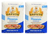 Antimo Caputo front packaging showing two 2.2 lb bags and clear product branding benefits