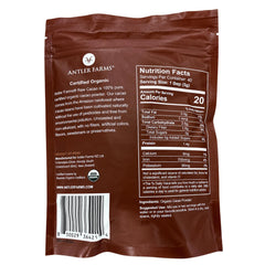 Antler Farms raw cacao powder closeup texture and rich color benefit