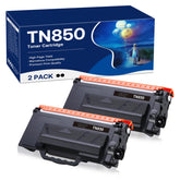 AOLIBE TN850 front packaging showing two cartridges and clear labeling for compatibility