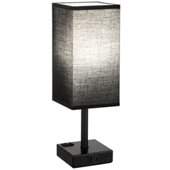 aooshine front view black lamp showing clean profile and functional design