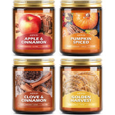 AOOVOO front packaging of fall candle set, ready-to-gift and stylish