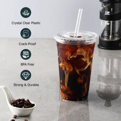 AOZITA straw inserted into lid demonstrating leak-reduction benefit