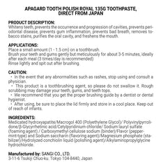 APAGARD Royal tube close-up highlighting cap and labeling for easy identification