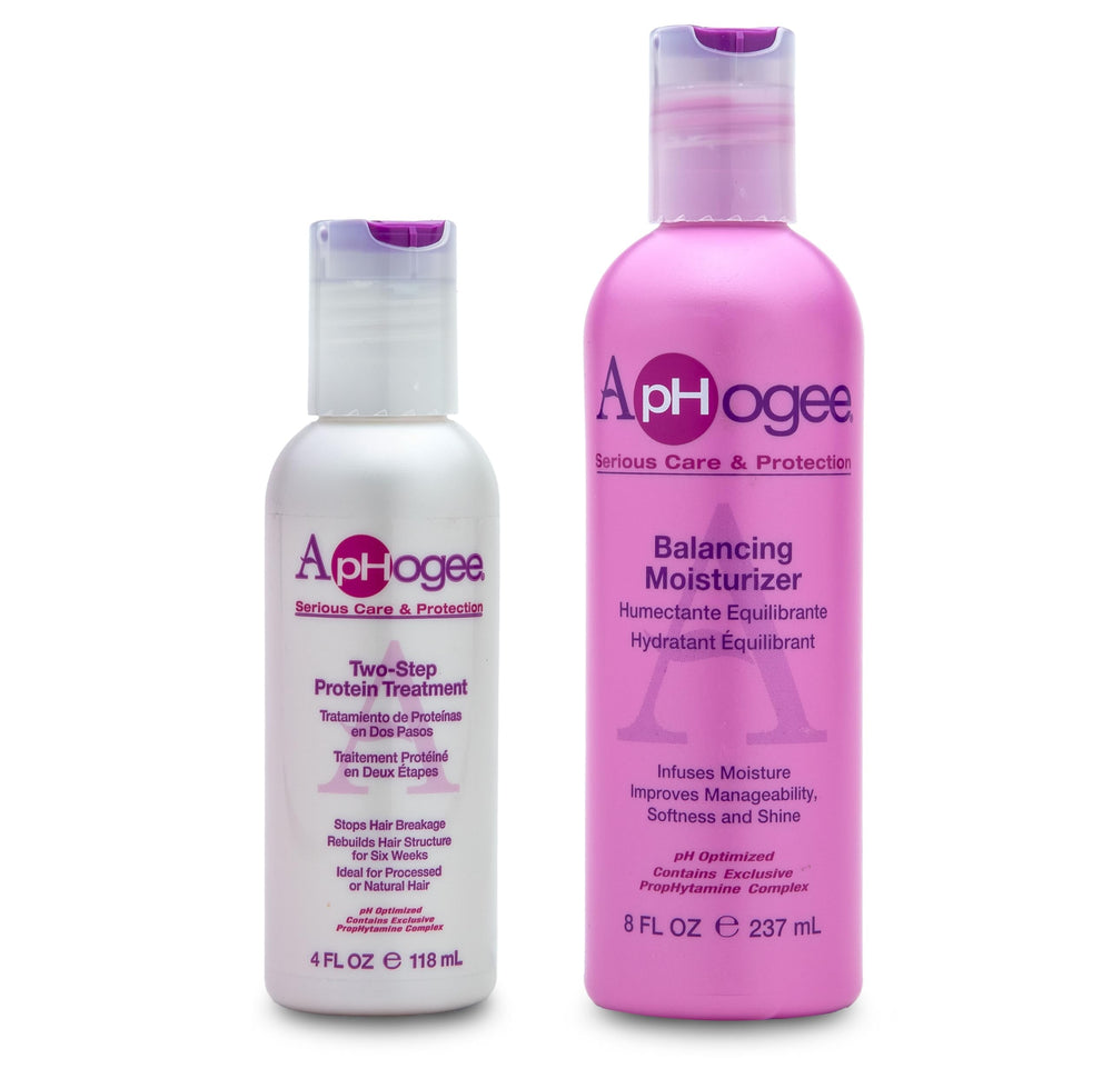Aphogee front packaging showing both bottles for clear identification and confidence
