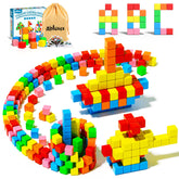 Apluses front packaging showing 42PCS magnetic blocks and benefits