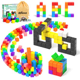 Apluses front view packaging showing set contents and colorful cubes benefit quick identification