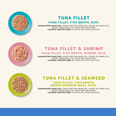 Applaws open can showing tuna fillet in broth to boost hydration