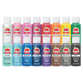 Apple Barrel front packaging showing 16 matte craft colors and set benefits