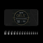 APRÉS front packaging showing 280-count Gel-X almond box, easy storage benefit