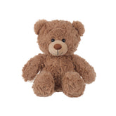 Apricot Lamb front view brown teddy showing soft cuddle comfort