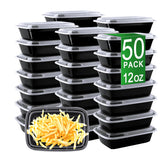 APSIC front view of 50-pack 12oz containers showing packaging and quantity benefit
