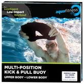 Aqua LEISURE front view of kickboard showing ergonomic shape and easy grip