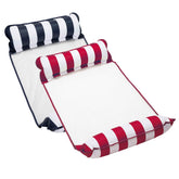 Aqua LEISURE Monterey front view navy showing comfortable support and easy relaxation