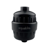 Aquabliss SF100 front view showing matte black housing and sleek design for modern showers